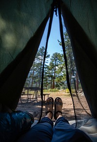 Camping in Rocky Mountain, NPS Photo/M.Reed. Original public domain image from Flickr