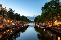 The Singel Canal, Amsterdam