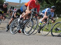 Bicycle race competition, location unknown, date unknown.