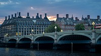 Westminster Bridge, London. Free public domain CC0 photo.