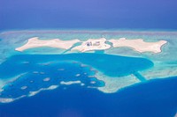 Ocean landscape aerial view. Free public domain CC0 photo.