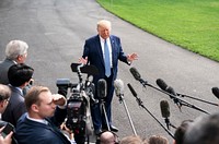 President Trump Departs for Walter Reed National Military Medical Center