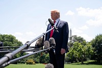 President Trump Departs the White House