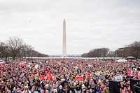 March for LifePresident Donald J. Trump delivers remarks at the 47th Annual March for Life gathering Friday, Jan. 24, 2020, at the National Mall in Washington, D.C. (Official White House Photo by Tia Dufour). Original public domain image from Flickr