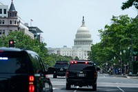 President Trump Arrives on Capitol Hill