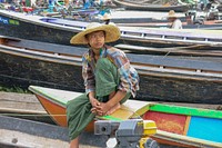 Market day near Inle Lake, Myanmar (Burma) - 19 June 2014