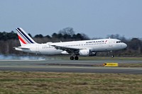 Air France F-GKXL - Airbus A320, LFBD Airport, 28/02/2021. 