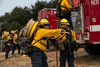 Presidio of Monterey firefighters help combat River and Carmel fires 