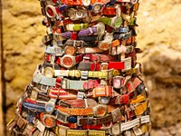 Watches around a tree trunk. Free public domain CC0 image