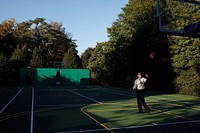 Oct. 13, 2010: "After a day filled with meetings, the President headed to the White House Basketball Court to shoot a few baskets with his personal aide Reggie Love. Before heading back to the Oval, he flipped the ball towards the rim just where the afternoon light was falling."