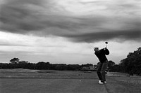 Aug. 22, 2010: "On vacation in Martha's Vineyard, the President was golfing at the Vineyard Golf Club. I switched my digital camera to the black-and-white setting to capture the ominous clouds."