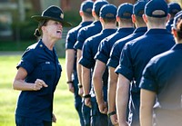 130513-033 100th Week 2013 : NEW LONDON, Conn. - Third class cadets at the U.S. Coast Guard Academy participate in a week long training course with Cape May Recruit Company Commanders during 100th Week, May 13, 2013. U.S. Coast Guard photo by Petty Officer 3rd Class Cory J. Mendenhall. Original public domain image from Flickr