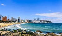 Haeundae beach, Busan. Free public domain CC0 photo.