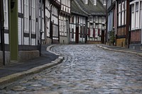 Cobble stone alley, Germany. Free public domain CC0 photo.