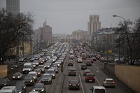 Cars on the road. Free public domain CC0 photo.