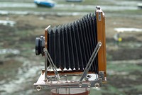 Old film camera. Free public domain CC0 image.