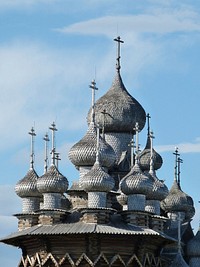 Church architecture in Russia. Free public domain CC0 image.