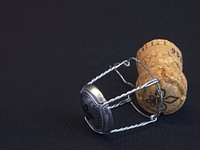 Champagne cork. Free public domain CC0 photo.