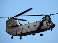Chinook helicopter flying. Free public domain CC0 photo.