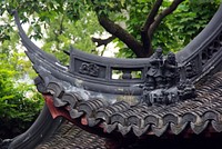 Chinese style roof. Free public domain CC0 photo.