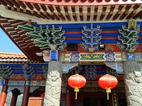 Architecture temple design in China. Free public domain CC0 image.