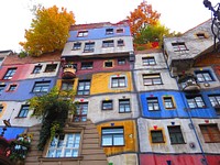 Colorful building. Free public domain CC0 photo.