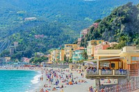 A beach of Cinque Terre. Free public domain CC0 image. 