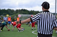 American football referee. Free public domain CC0 photo.