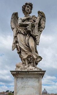 Closeup on Whips statue by Lazzaro Morelli in Rome. Free public domain CC0 image.