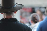 Man in hat. Free public domain CC0 photo.