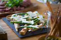 Appetizer food, asparagus vegetables. Free public domain CC0 image