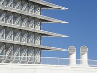 Modern building facade. Free public domain CC0 photo.