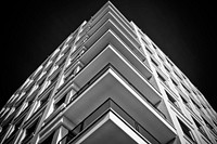 Modern office building facade. Free public domain CC0 photo.