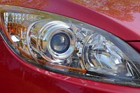 Car headlight. Free public domain CC0 photo.