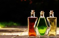 Perfume bottles. Free public domain CC0 photo
