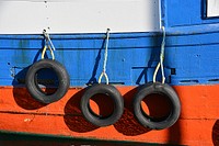 Fishing boat side view. Free public domain CC0 photo.