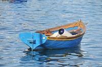 Rowboat in the water. Free public domain CC0 photo.