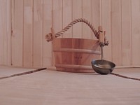 Wood bucket. Free public domain CC0 photo.