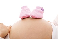 Pregnant woman and belly. Free public domain CC0 photo.