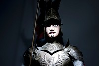 Knight wooden puppet. Free public domain CC0 photo.