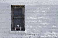 Window on brick wall. Free public domain CC0 photo.