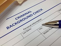 Criminal background check. Free public domain CC0 photo.