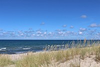 Beautiful beach landscape scenery. Free public domain CC0 photo.