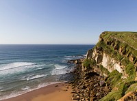 Beach cliff. Free public domain CC0 image.