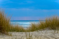 Beautiful beach landscape scenery. Free public domain CC0 photo.