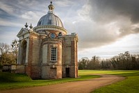 Archer Pavilion exterior architecture. Free public domain CC0 image.