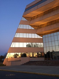 Reflective modern building architecture, Canada. Free public domain CC0 image.