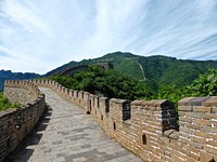 Great Wall of China in Beijing. Free public domain CC0 photo.