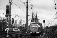 Train station in Cologne. Free public domain CC0 photo.