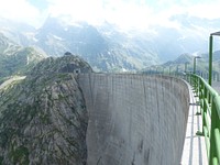 Dam energy reservoir. Free public domain CC0 image.